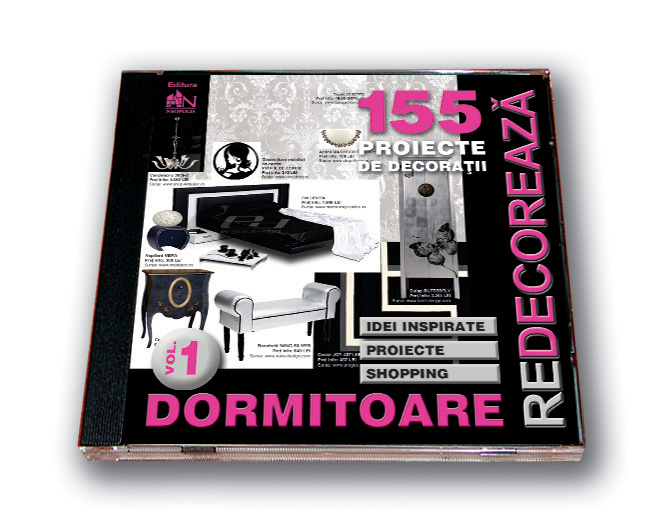 CD 155 proiecte de decoratii pentru dormitoare - vol 1