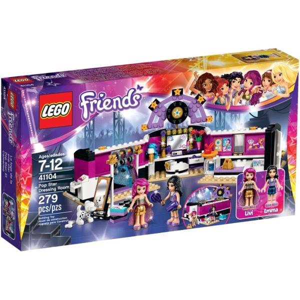 Lego Friends. Pop star dressing room