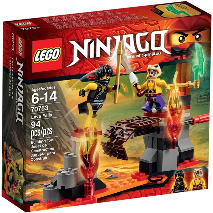Lego Ninjago. Cascada de lava
