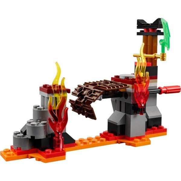 Lego Ninjago. Cascada de lava