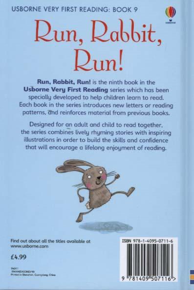 Coperta cărții 'Run Rabbit Run'