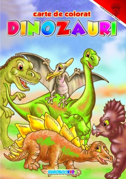 Dinozauri - Carte de colorat