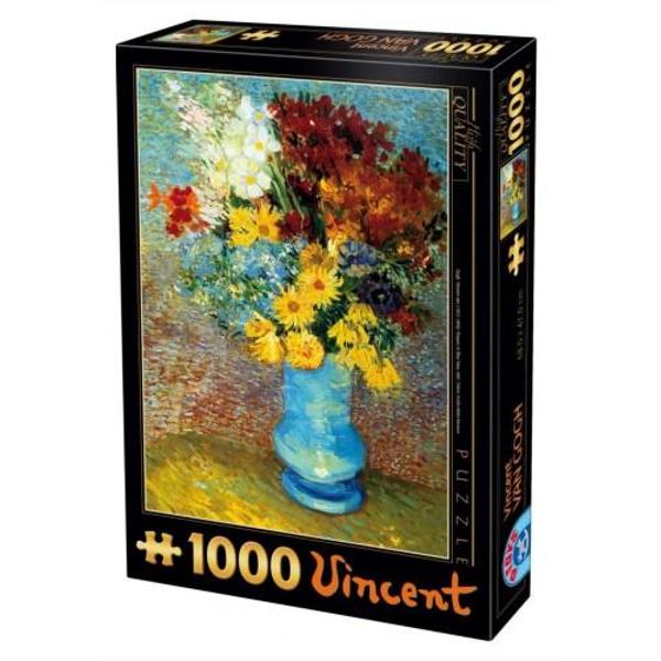 Puzzle 1000 Vincent Van Gogh - Flowers in Blue Vase
