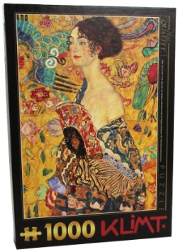 Puzzle 1000 Gustav Klimt - Lady With a Fan
