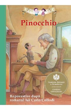 Coperta cărții 'Pinocchio. Repovestire după romanul lui Carlo Collodi'