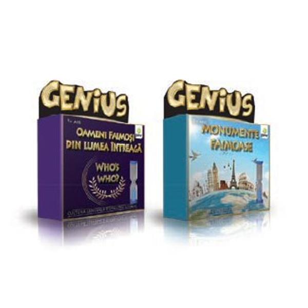 Pachet Genius: oameni faimosi din lumea intreaga + monumente faimoase
