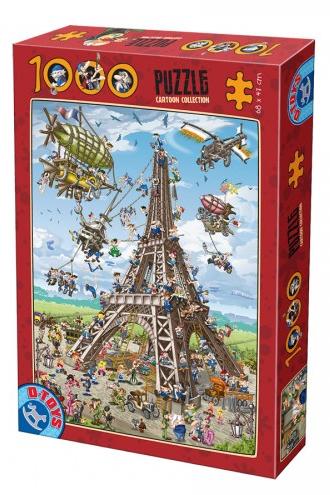 Puzzle 1000. Cartoon Collection: Turnul Eiffel