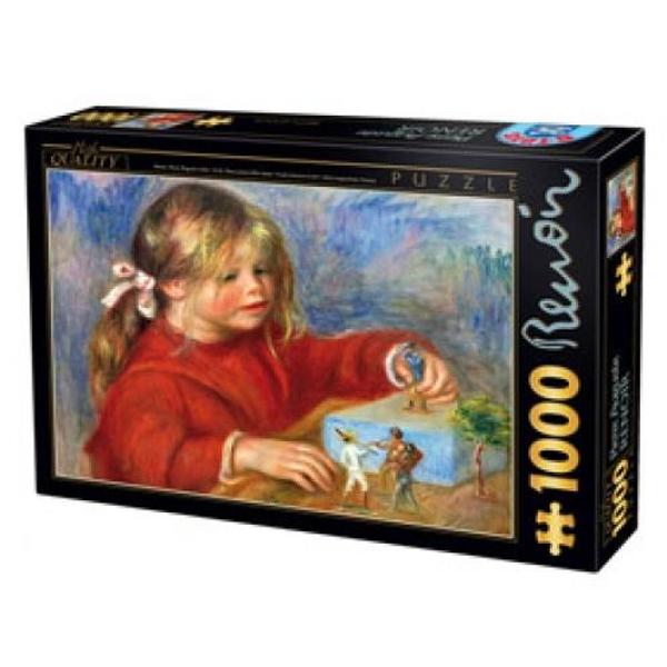 Puzzle 1000 Pierre Auguste Renoir - Claude Renoir at play Sun