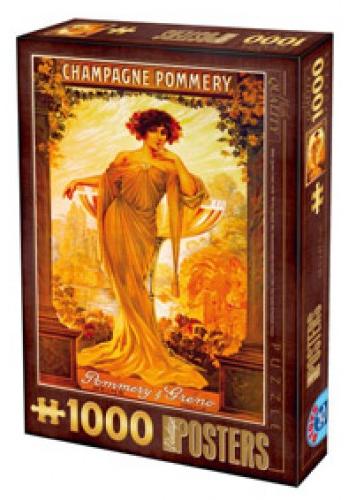 Puzzle 1000 Vintage Posters: Champagne Pommery
