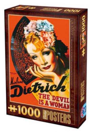 Puzzle 1000 Posteres - Marlene Dietrich 