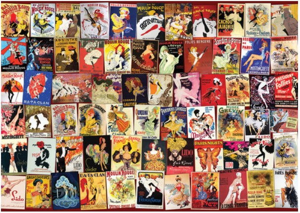 Puzzle 1000 Vintage Posters: Cabaret