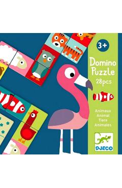 Poza produsului Domino Puzzle, Animaux. Animale