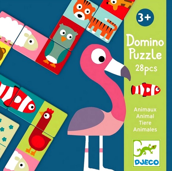 Domino Puzzle, Animaux. Animale