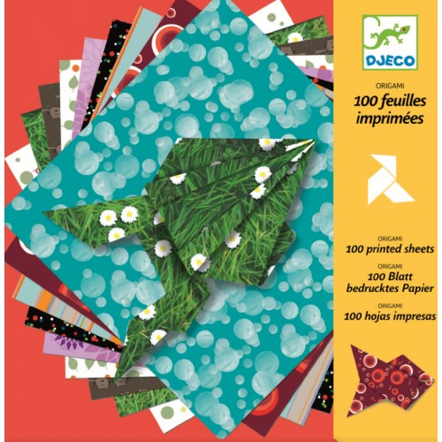 Imaginea produsului 'Hartie origami 100 coli - Djeco'