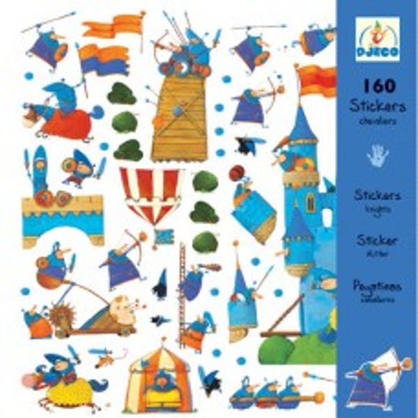 160 Stickers, Chevaliers. Abtibilduri, Cavaleri