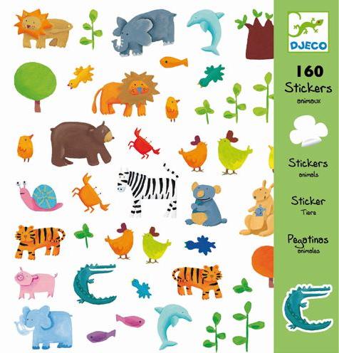 160 Stickers, Animaux. Abtibilduri, Animale