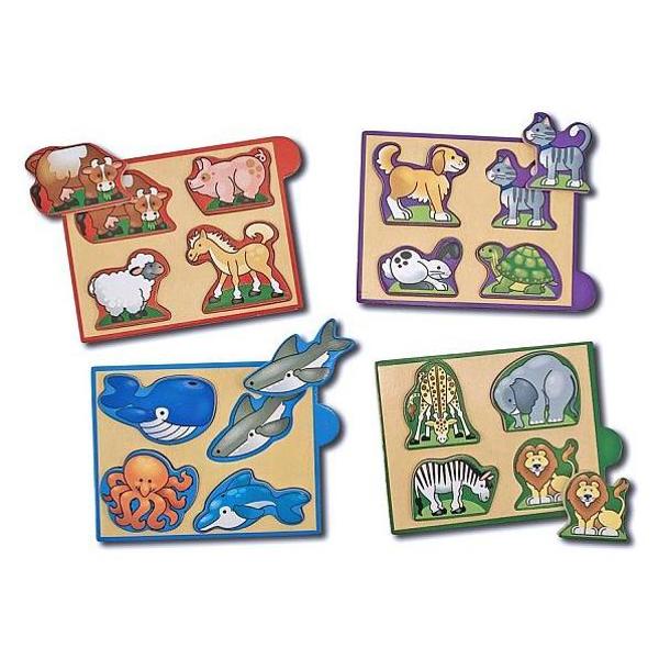 Mini puzzle pack, Animals. Cutie cu minipuzzle, Animale