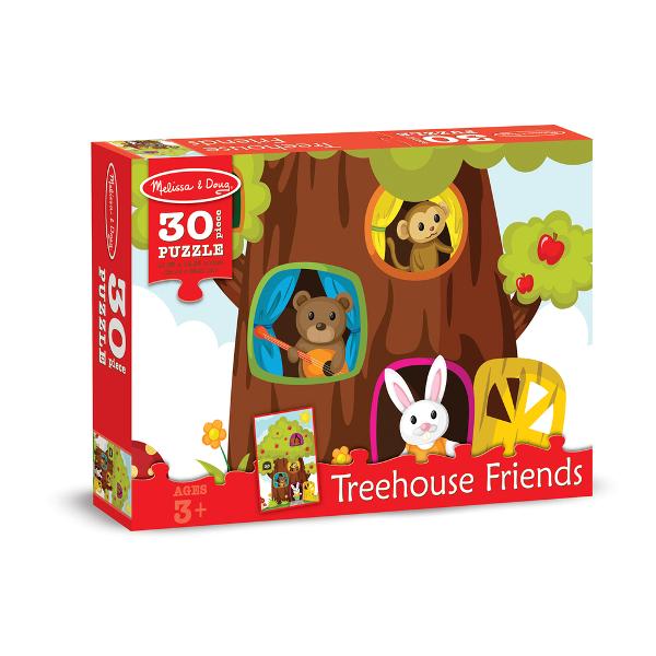 Treehouse friends. Puzzle, Casuta din copac