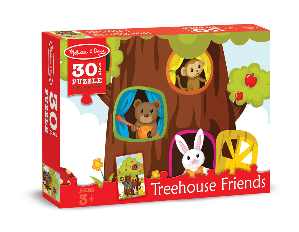 Treehouse friends. Puzzle, Casuta din copac