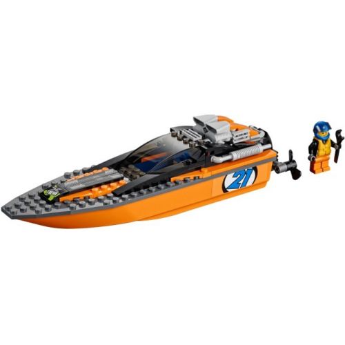 Lego City 4x4 cu barca motorizata 5-12 ani