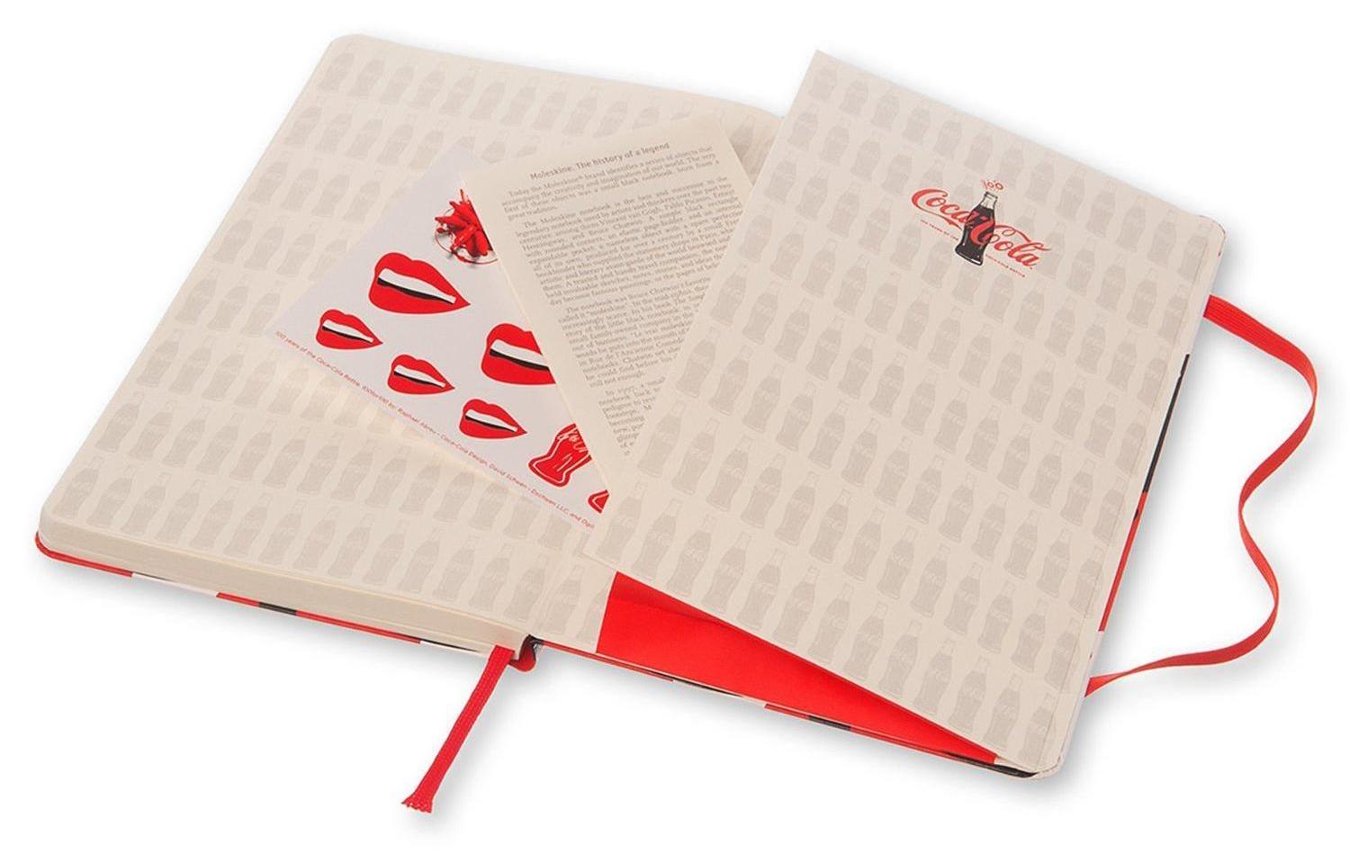 Moleskine Coca-Cola Limited Edition 2015 Plain Notebook Large Hard Cover