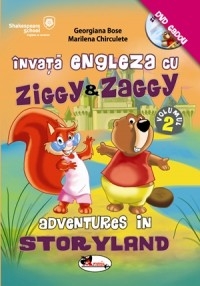 Invata engleza cu Ziggy And Zaggy. Adventures in storyland + Dvd
