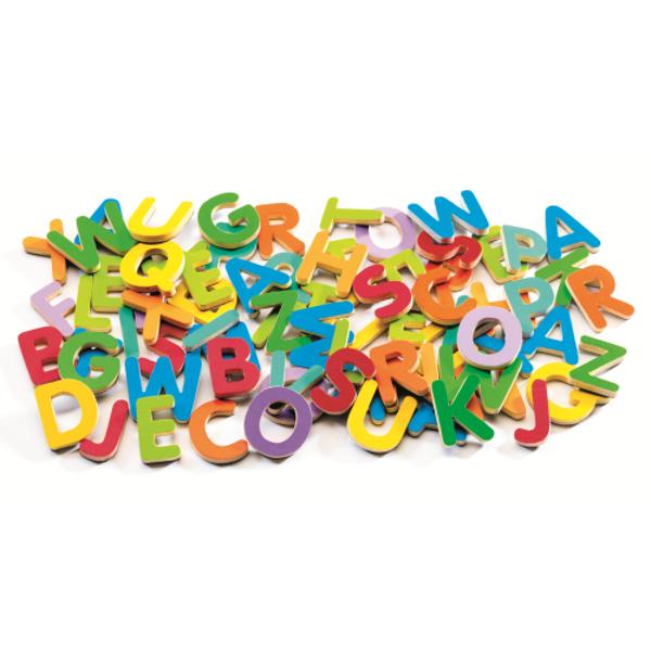 Magnetic's 83 small letters. Litere magnetice