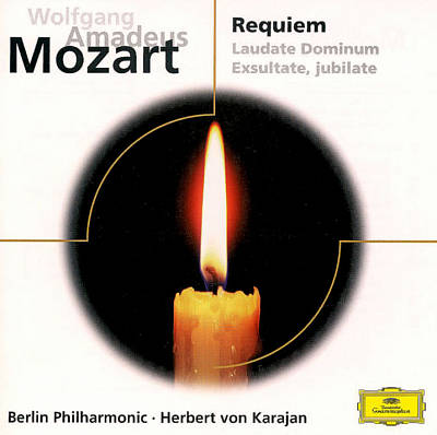 CD Mozart - Requiem, Laudate Dominum, Exsultate, Jubilate - Hebert Von Karajan