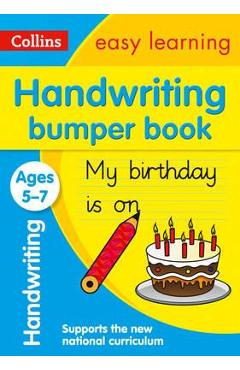 Coperta cărții 'Handwriting Bumper Book Ages 5-7'