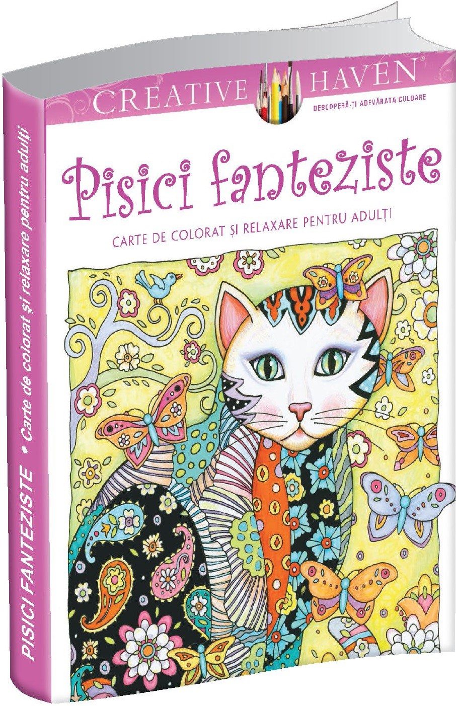 Pachet: Pisici fanteziste – carte de colorat si relaxare pentru adulti + Relaxare pentru incepatoare