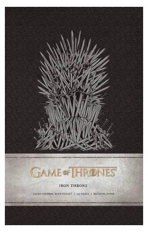 A Game of Thrones: Iron Throne Hardcover Ruled Journal