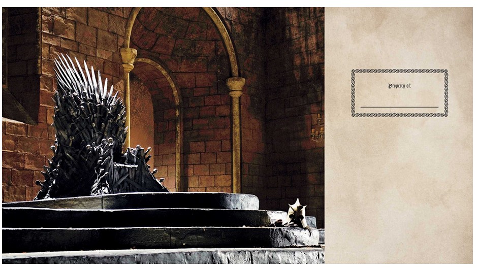 A Game of Thrones: Iron Throne Hardcover Ruled Journal