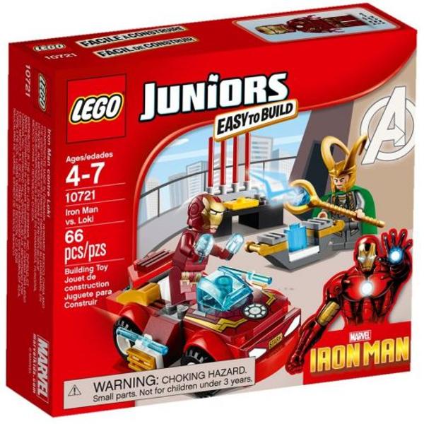 Lego Juniors Iron Man Contra Loki 4-7 Ani (10721)
