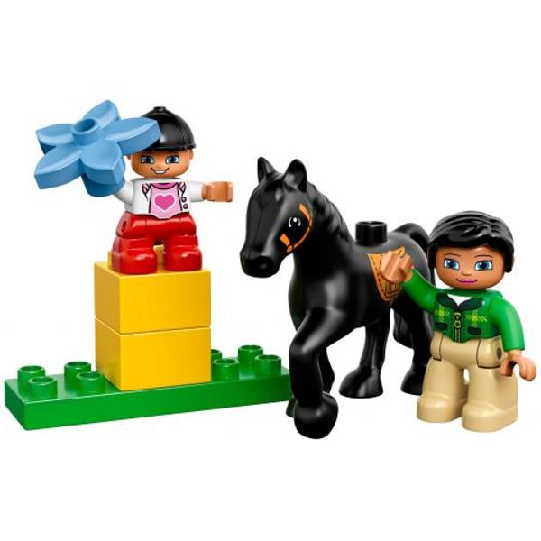 Lego Duplo - Masina cu remorca pentru cai 2-5 ani (10807)