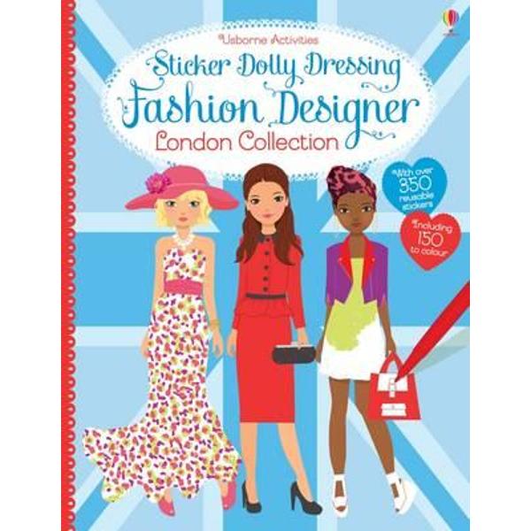Sticker Dolly Dressing Fashion Designer London Collection