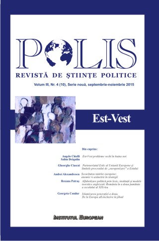 Polis. Est-Vest. Volum III, Nr. 4 (10), Serie noua, septembrie-noiembrie 2015