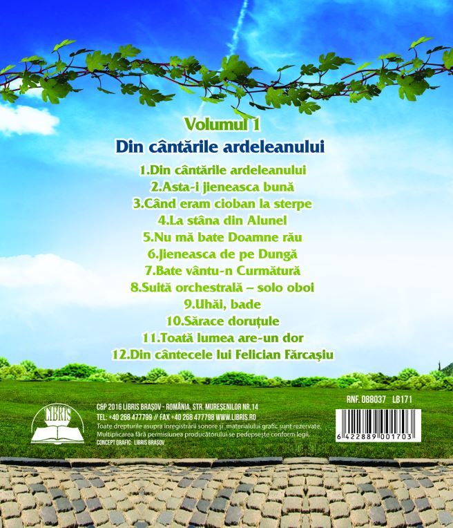 CD Ansamblul Artistic Jidvei Romania Si Junii De La Jidvei Volumul 1
