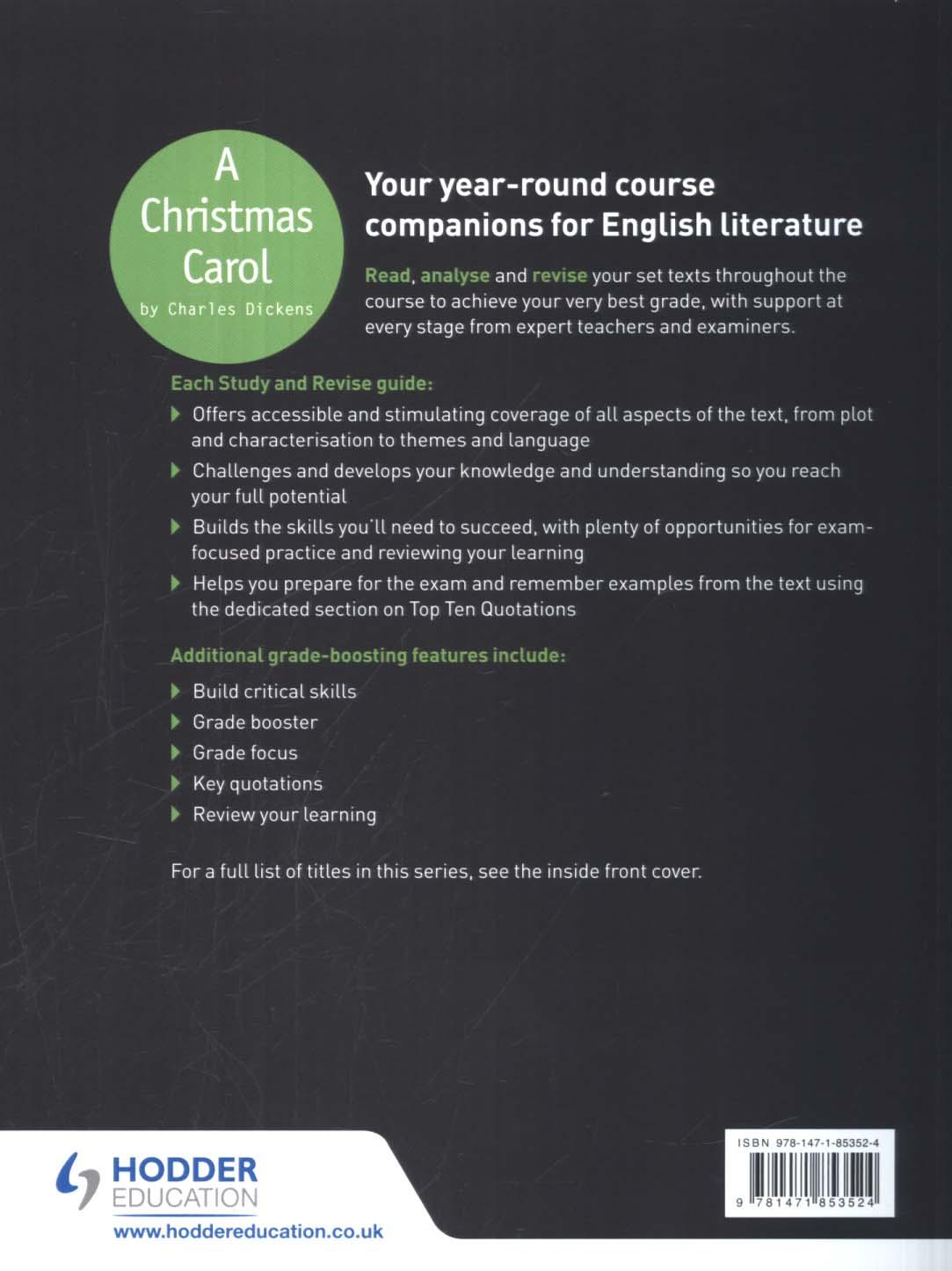 Study and Revise: A Christmas Carol for GCSE