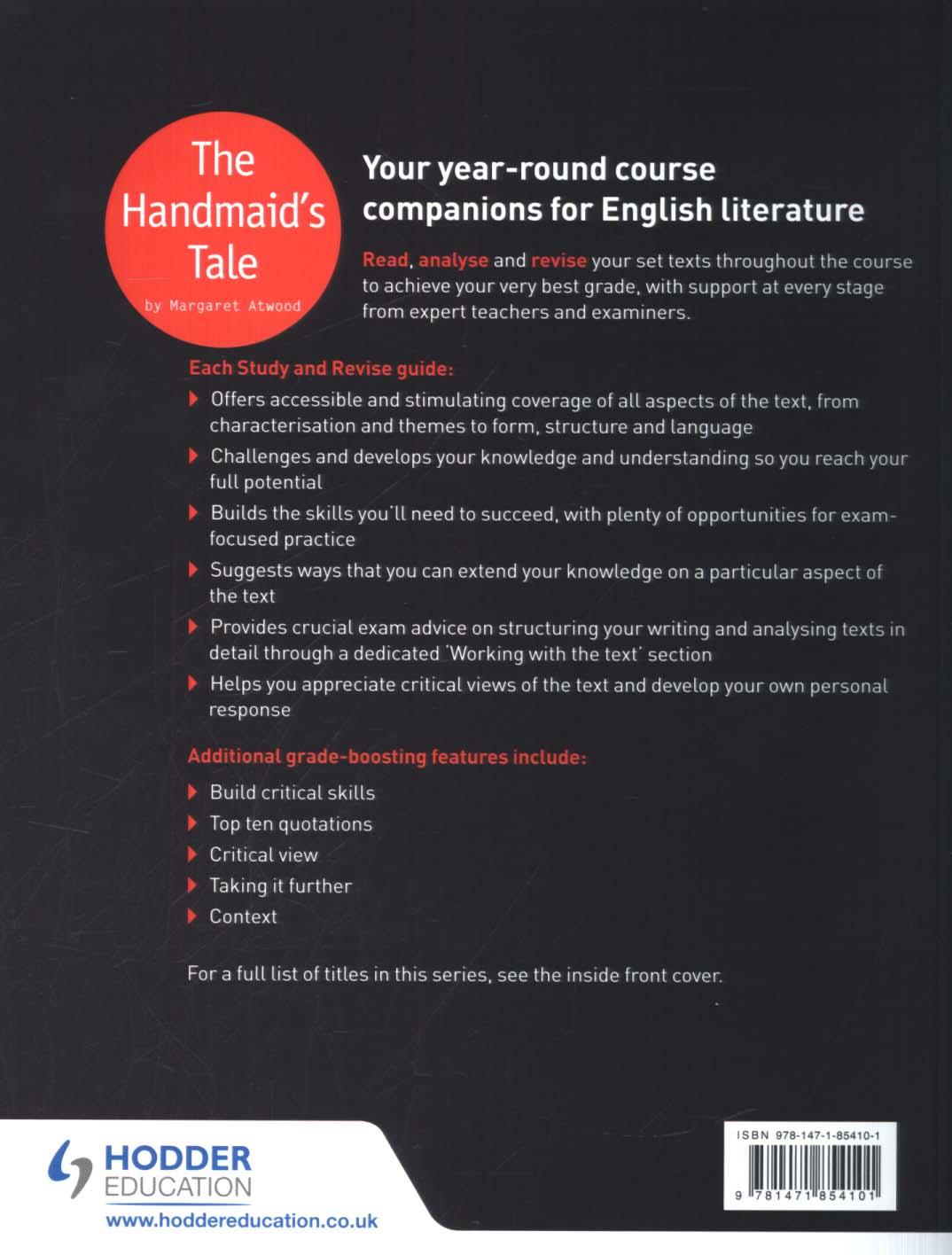 Study and Revise: The Handmaid's Tale for as/A Level