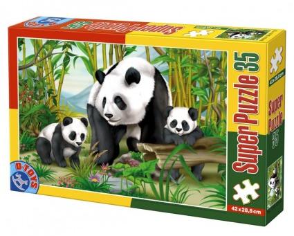 Super puzzle 35. Animale: Panda