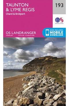Coperta cărții 'Taunton & Lyme Regis, Chard & Bridport'