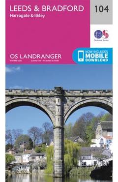 Coperta cărții 'Leeds & Bradford, Harrogate & Ilkley'