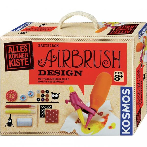 Airbrush textil design. Cutiuta de creativitate