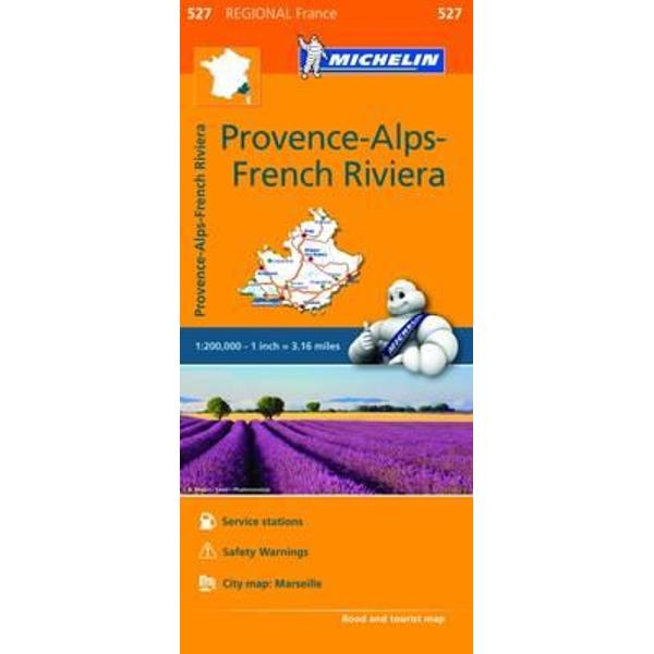 Provence French Riviera Map 527