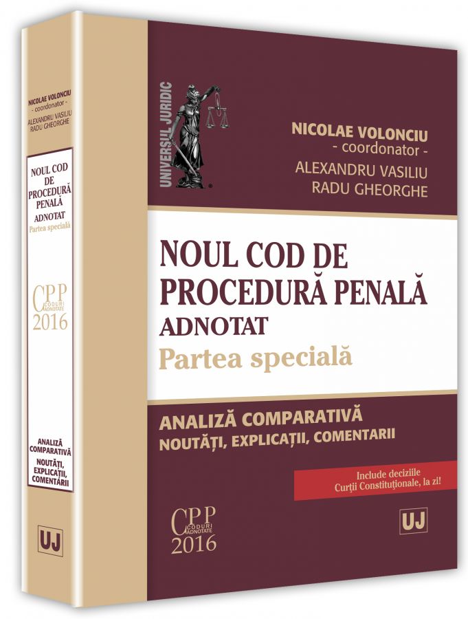 Noul Cod de procedura penala adnotat. Partea speciala - Nicolae Volonciu