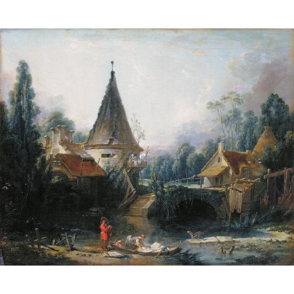 Puzzle 1000 Francois Boucher - Landscape near Beauvais 