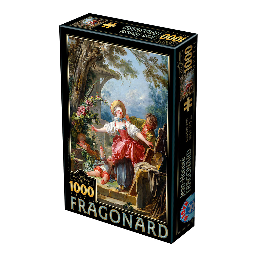 Puzzle 1000 Jean-Honore Fragonard - Blind man s bluff 