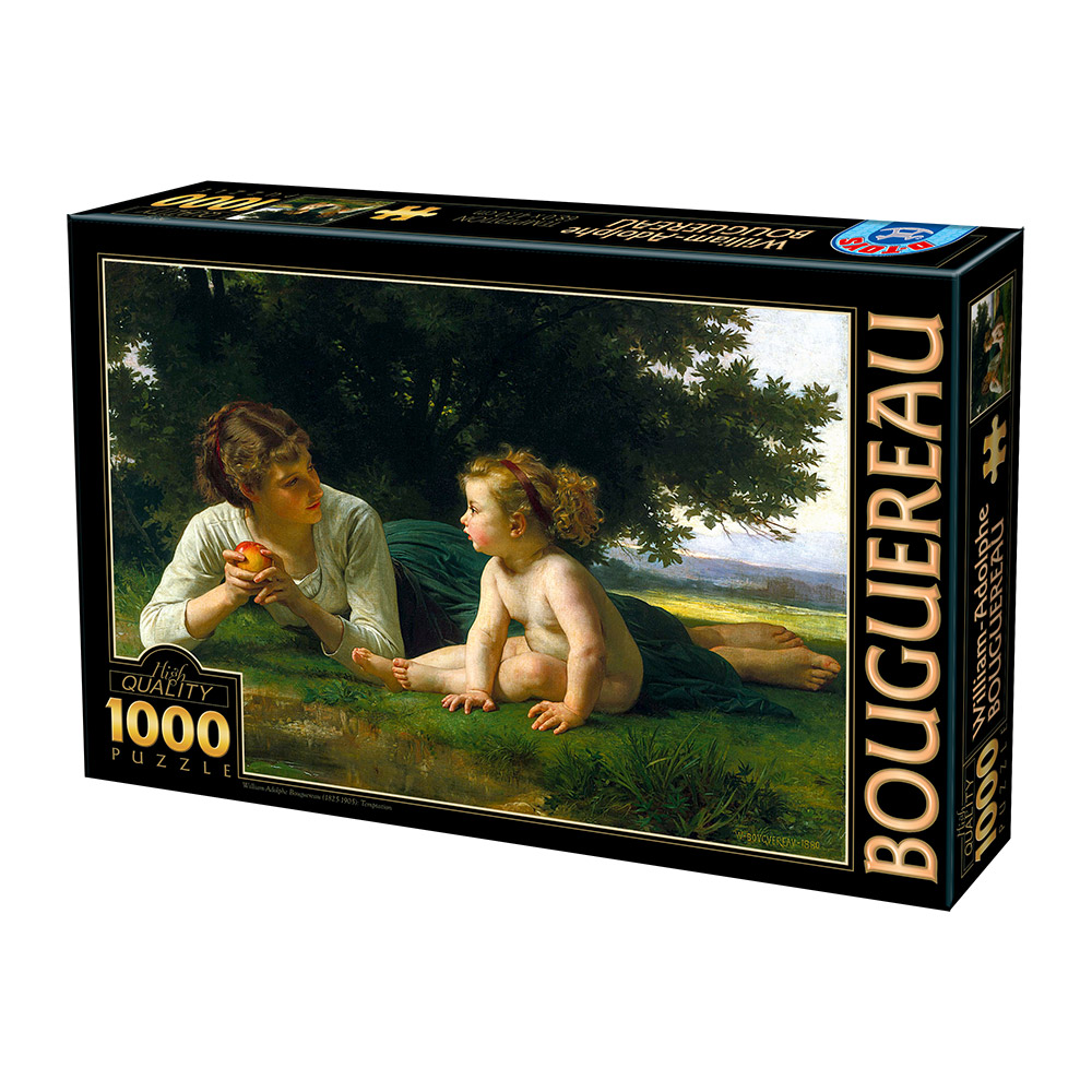 Puzzle 1000 William-Adolphe Bouguereau - Temptation