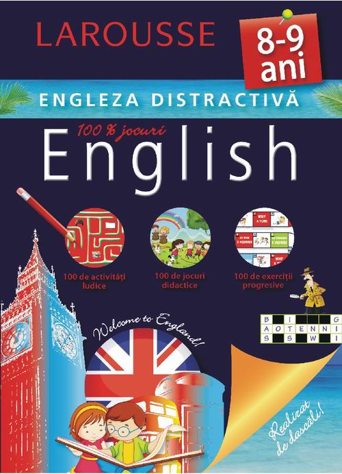 Engleza distractiva Larousse 8-9 ani