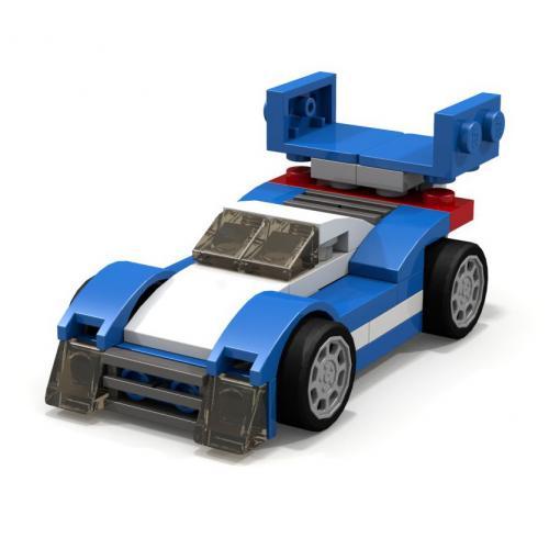 Lego Masina de curse albastra 